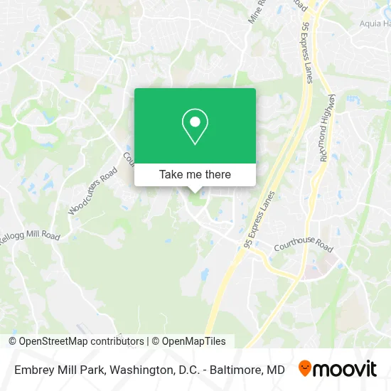 Embrey Mill Park map