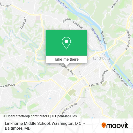 Linkhorne Middle School map