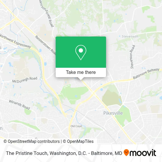 The Pristine Touch map