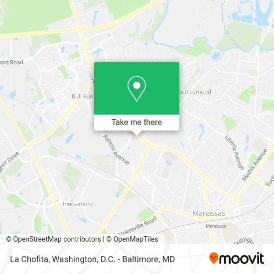 La Chofita map