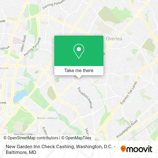 New Garden Inn Check Cashing map