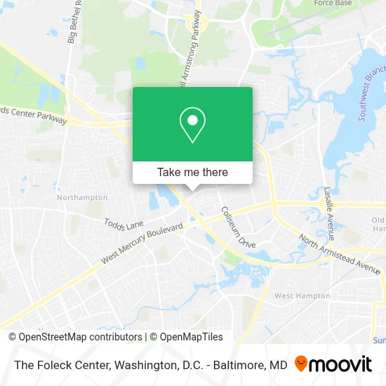 The Foleck Center map