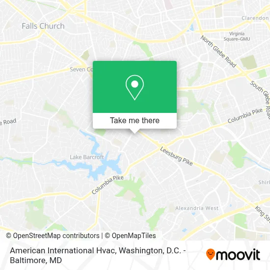 American International Hvac map