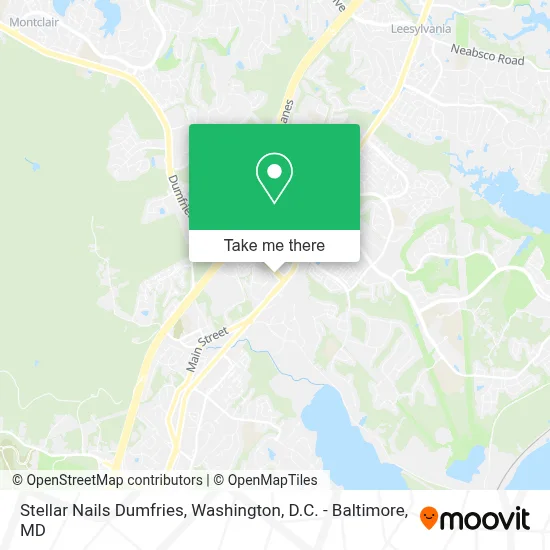Stellar Nails Dumfries map