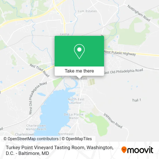 Turkey Point Vineyard Tasting Room map