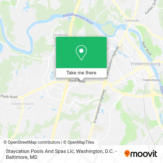 Staycation Pools And Spas Llc map