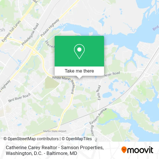 Catherine Carey Realtor - Samson Properties map