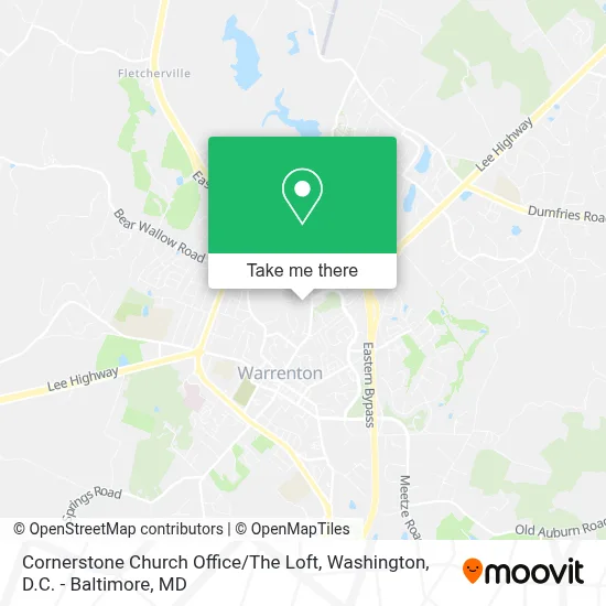 Cornerstone Church Office / The Loft map