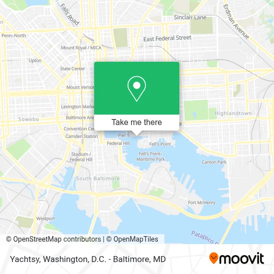Yachtsy map
