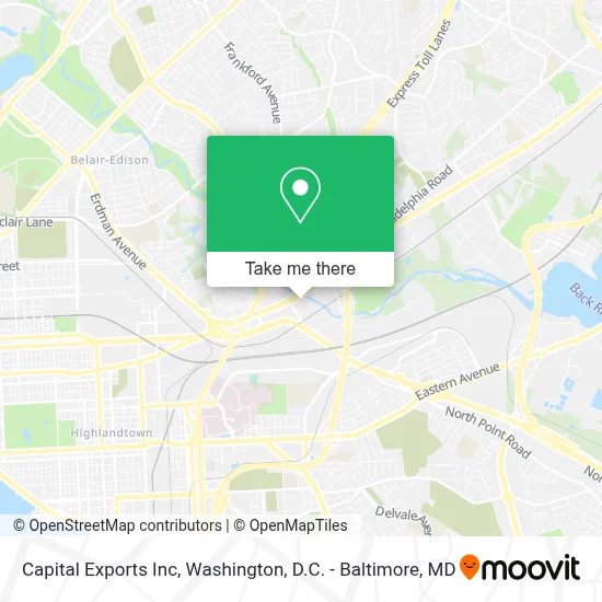 Capital Exports Inc map