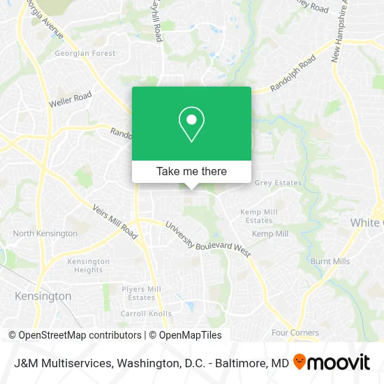 J&M Multiservices map