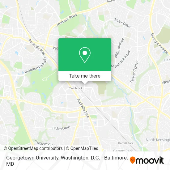 Georgetown University map