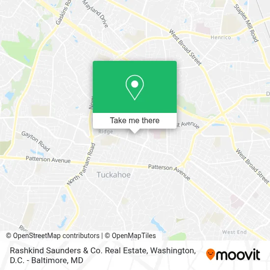 Rashkind Saunders & Co. Real Estate map