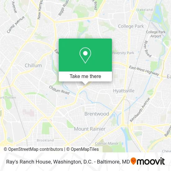 Ray's Ranch House map