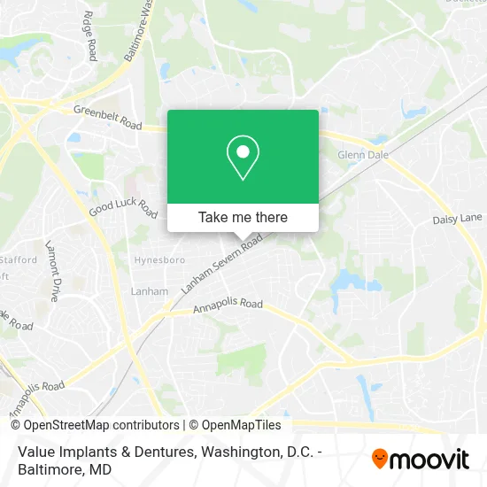 Value Implants & Dentures map