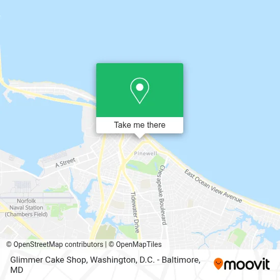 Glimmer Cake Shop map