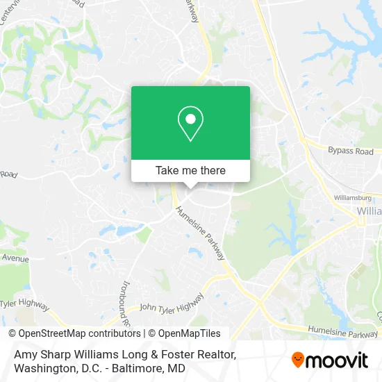 Amy Sharp Williams Long & Foster Realtor map