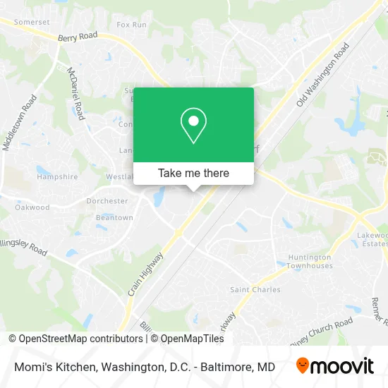 Momi's Kitchen map