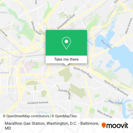 Marathon Gas Station map