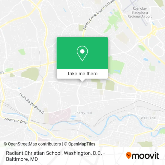 Radiant Christian School map