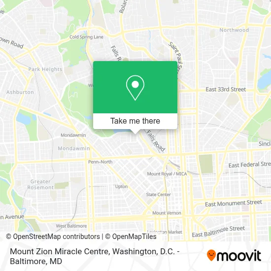 Mount Zion Miracle Centre map
