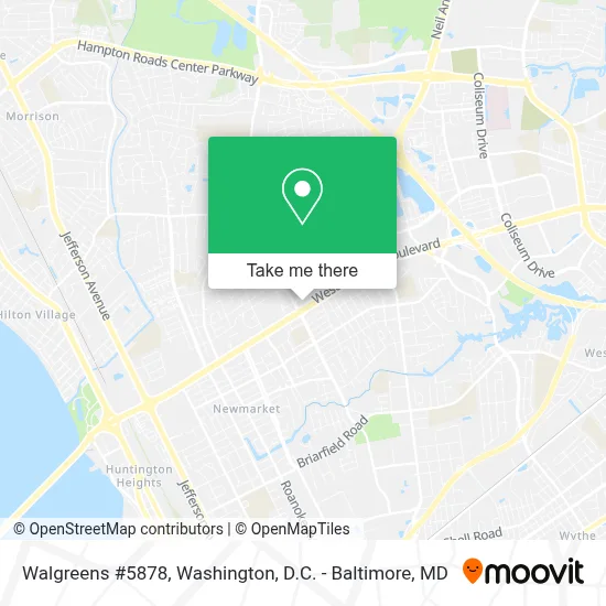 Walgreens #5878 map