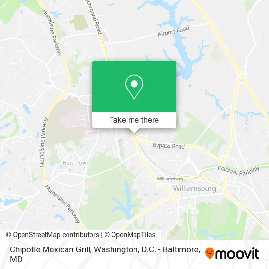 Chipotle Mexican Grill map