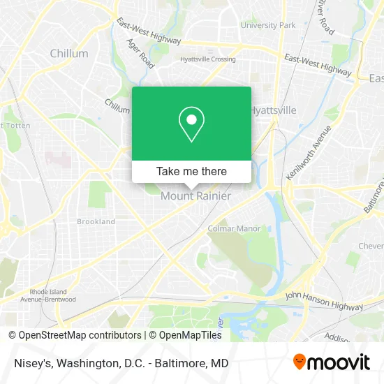 Nisey's map