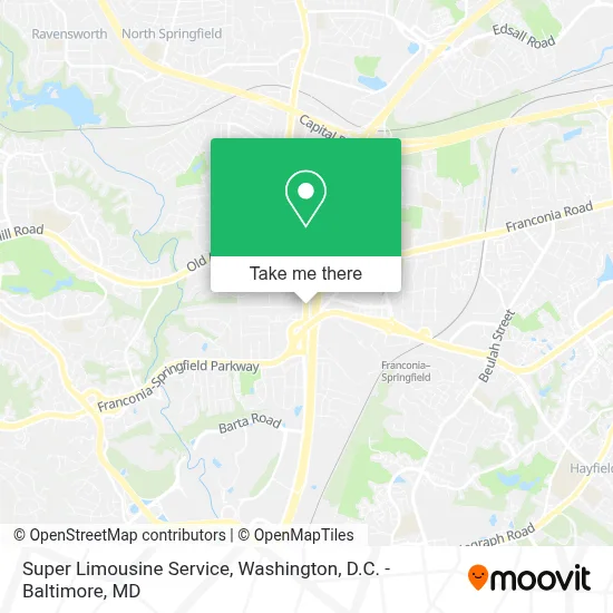Super Limousine Service map