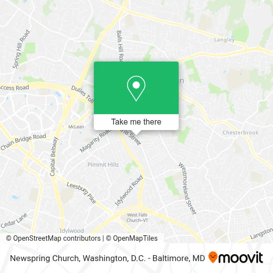 Newspring Church map