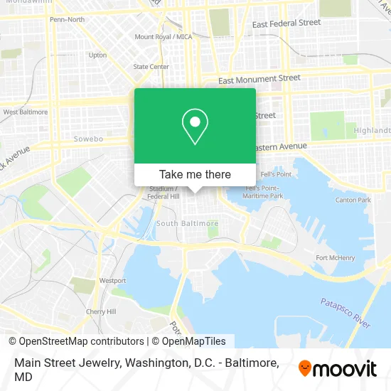 Main Street Jewelry map
