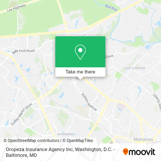 Oropeza Insurance Agency Inc map