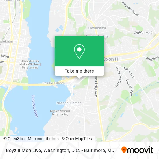 Boyz II Men Live map