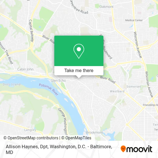 Allison Haynes, Dpt map