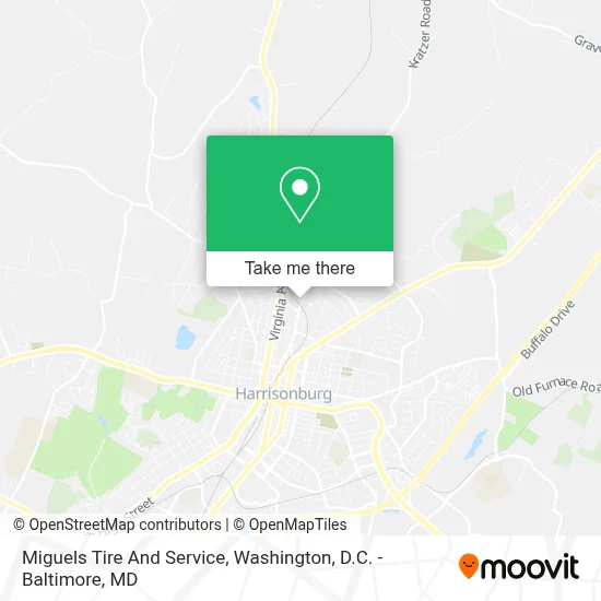 Miguels Tire And Service map