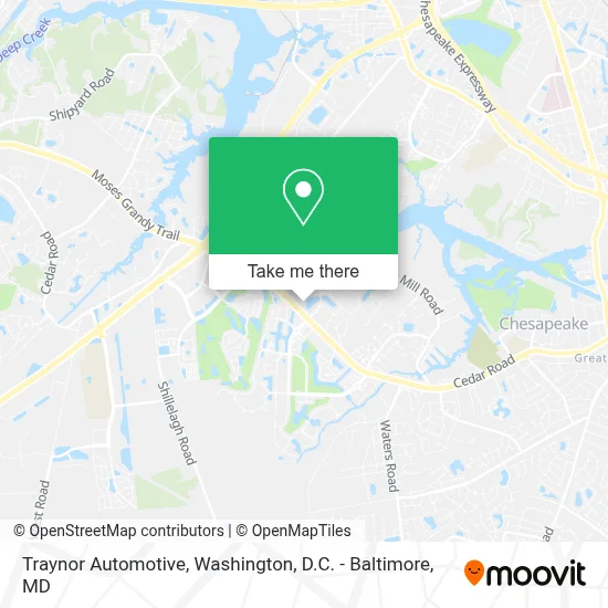 Traynor Automotive map