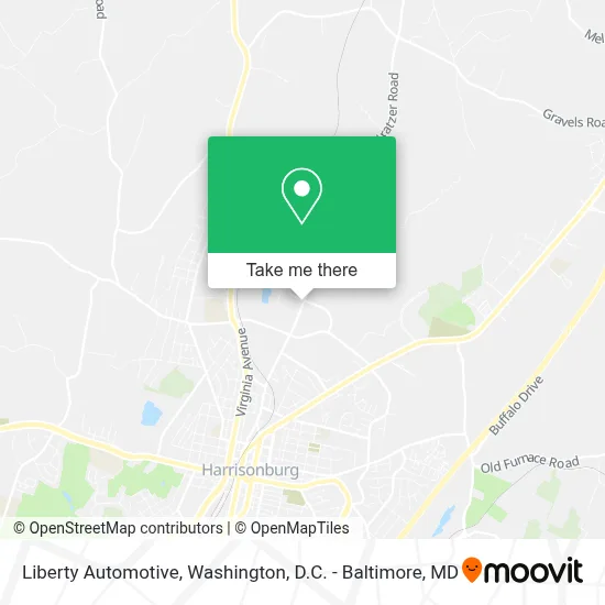 Liberty Automotive map