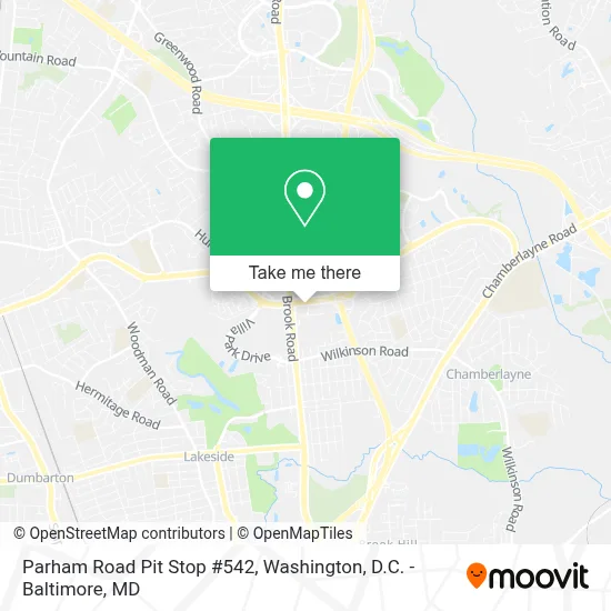 Parham Road Pit Stop #542 map