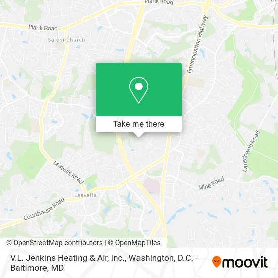 V.L. Jenkins Heating & Air, Inc. map