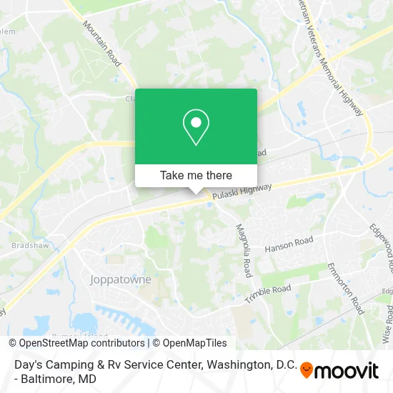 Day's Camping & Rv Service Center map
