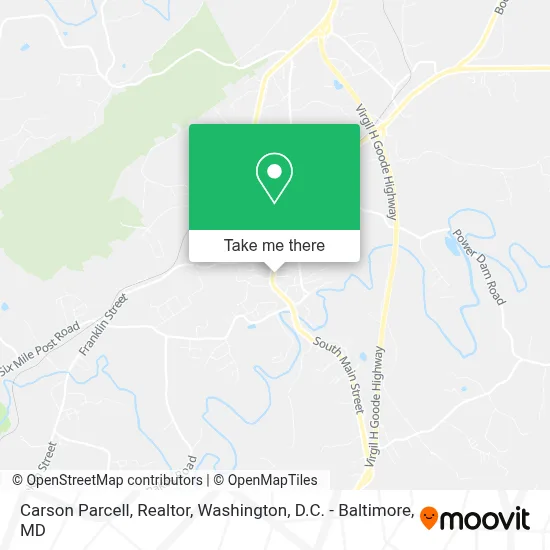 Carson Parcell, Realtor map