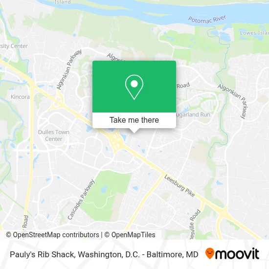Pauly's Rib Shack map