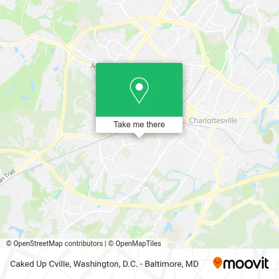 Caked Up Cville map