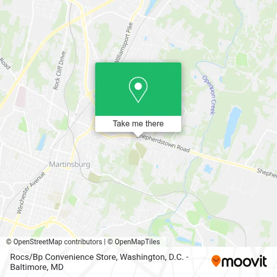 Rocs/Bp Convenience Store map