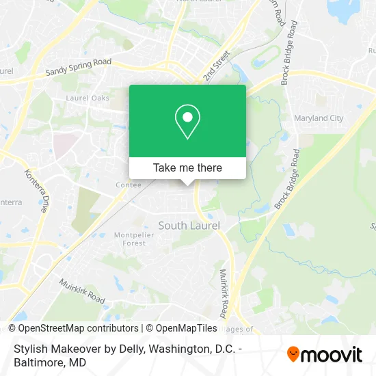 Stylish Makeover by Delly map