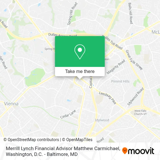 Merrill Lynch Financial Advisor Matthew Carmichael map