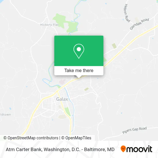 Atm Carter Bank map