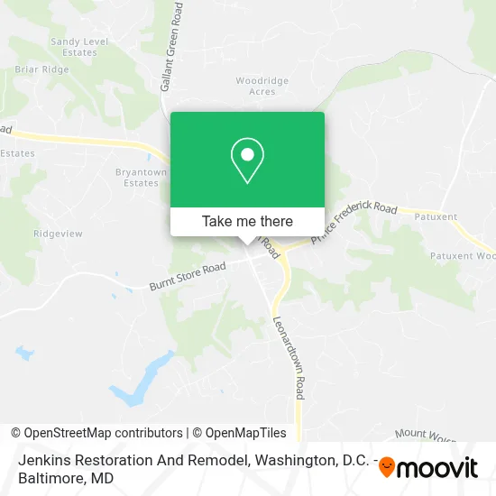 Jenkins Restoration And Remodel map
