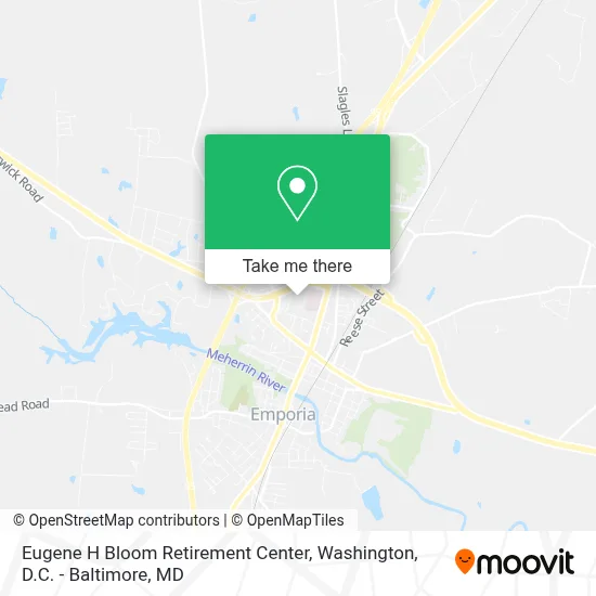 Eugene H Bloom Retirement Center map