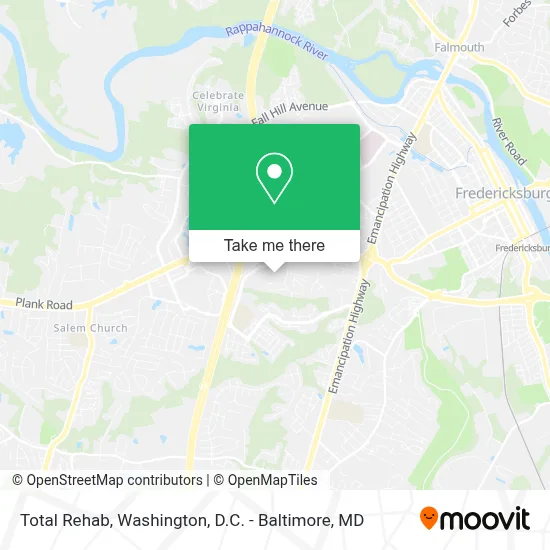 Total Rehab map